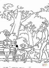 Coloring Pages Pongo Perdita Printable Meeting sketch template