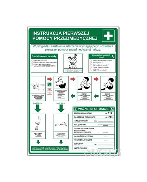 instrukcja pierwszej pomocy przedmedycznej akatja