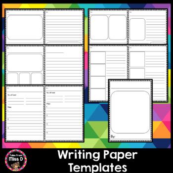 writing paper templates  tales    teachers pay teachers