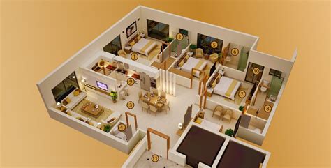 bed apartments house plans floor plans rendered floor plan interior architecture design