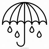 Chuva Umbrella Desenho sketch template