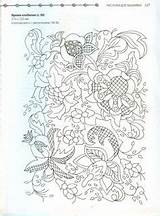 Crewel Jacobean Needles sketch template