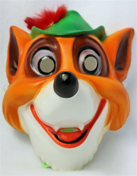 vintage walt disney robin hood halloween mask cesar costumes fox ebay