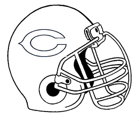 chicago bears helmet bear coloring pages football coloring pages