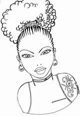 African Colorir Negras Hairstyles Bonecas Sharlene Getdrawings Mandala Meninas Calonarsitek sketch template