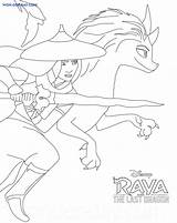 Raya Coloring Dragon Pages Last Popular sketch template
