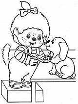 Monchichi Monchhichi Coloring Pages Clipart Sheets Click Wuzzles Poochie Above Want Kleurplaat Book Para Print Colorear Then Dog Raggedy Ann sketch template
