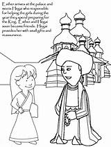 Coloring Pages Esther Bible Queen Story King Kids Clipart Clip Library Rainbows Children Colouring Popular Advertisement Book sketch template