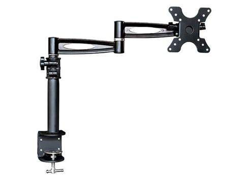 computer monitor desk mount swing arm adjustable tilting swivel led lcd ebay