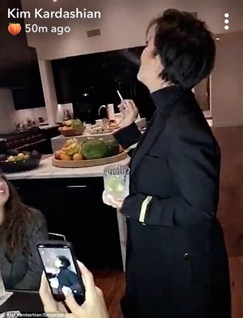 kris jenner puffs on a cigarette and enjoys a cocktail at kourtney s 39th birthday bash daily