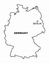 Germany Coloring Pages Map Sketch Printable Popular Books sketch template