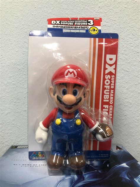 Super Mario Dx Sofubi Series 3 Mario With Glove And Baseball 8 Inch