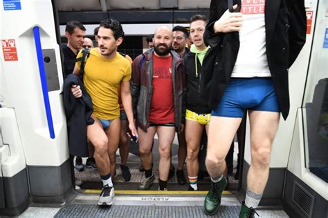 Londoners Strip Off For Annual No Trousers Tube Ride Metro News