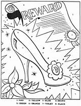 Cinderella Number Color Coloring Pages Fall Choose Board sketch template