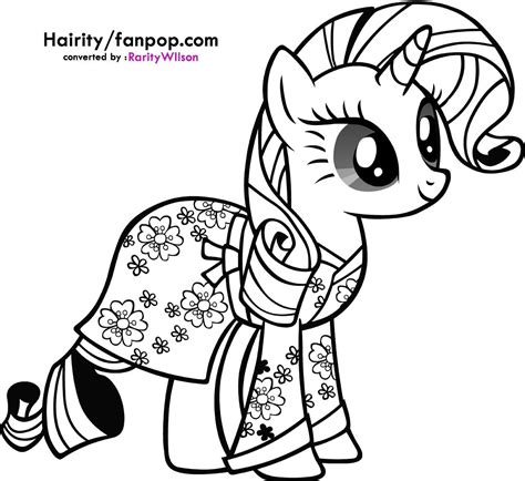 pony equestria girls rarity coloring pages