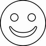 Emoji Pages Coloring Happy Smile Face Printable Faces Kids Template Iphone sketch template