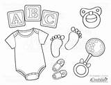 Coloring Baby Pages Printable Onesie Drawing Template Shower Kids Clipart Printables Items Printablecuttablecreatables Drawings Creatables Templates Wallet Banner Choose Board sketch template