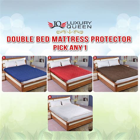 buy double bed mattress protector pick      price  india  naaptolcom