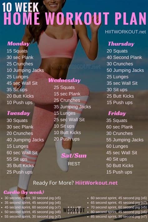 pin  ayylin  fitness  home workout plan  home