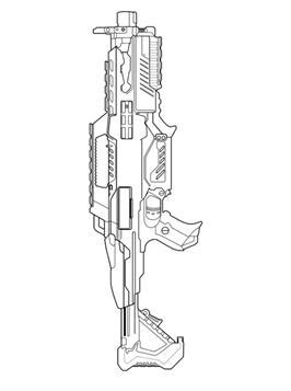 kids  funcom  coloring pages  nerf blasters