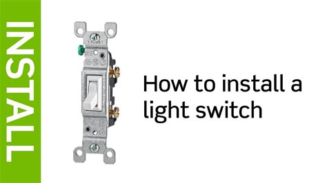 install  light switch leviton youtube