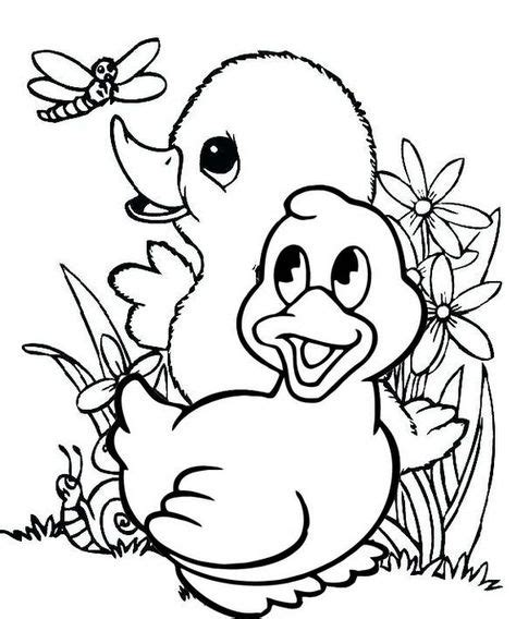 fun duck  ducklings coloring pages  children