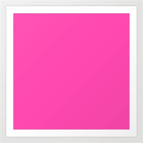 vibrant neon pink art print onestopshop  small