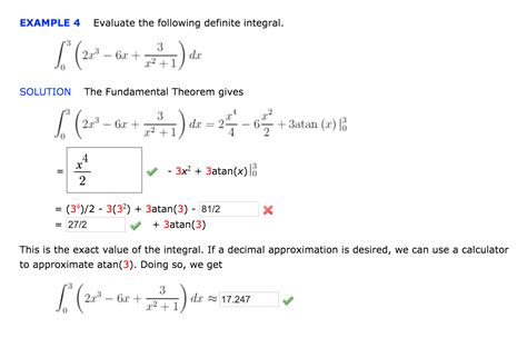 solved evaluate   definite integral integral cheggcom