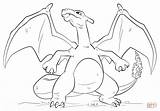 Charizard Pokemon Coloring Pages Mega Template sketch template