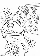 Randall Coloring Pages Inc Monster Monsters Disney Hellokids Mike James Sullivan Color Boggs Chase Print Printable Coloriage Book Enemy Para sketch template