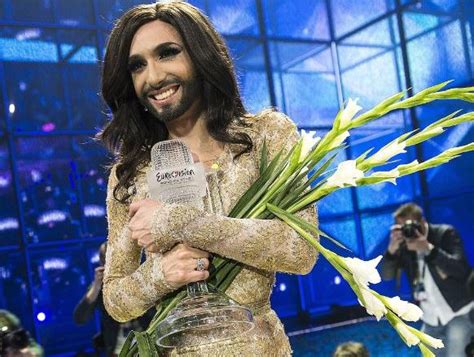 Eurovision 2014 Austrian Transvestite Raunchy Milk Maids Sunshine