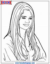 Selena Gomez Coloring Pages Portrait Printable Drawing Singer Cartoon Colouring Lovato Demi Getcolorings Sheets Getdrawings Color Popular Self Onlycoloringpages sketch template