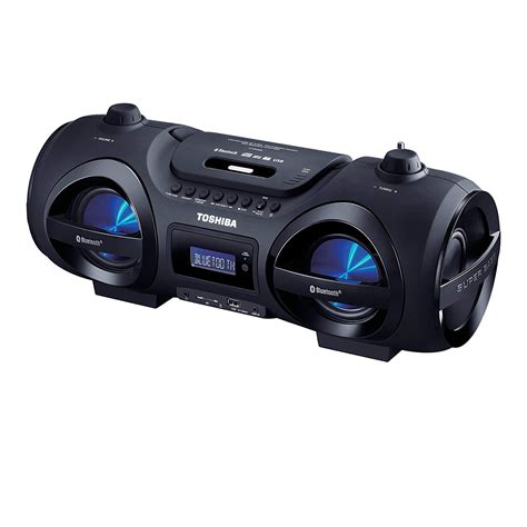 toshiba portable digital tuner amfm radio cd player mega bass reflex stereo sound system