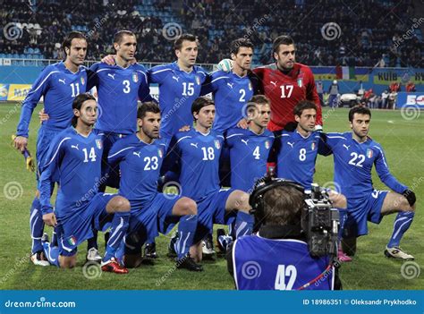 italy national football team editorial photo image