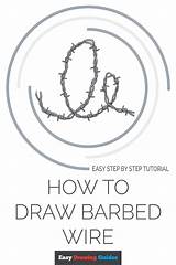 Wire Barbed sketch template