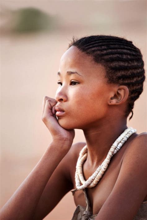 africa 14 year old san girl namibia ©martin harvey the san botswana south africa
