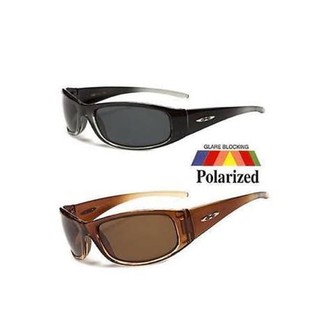 Men S Polarized Sunglasses Wrap Driving Aviator Brown Sports Eyewear