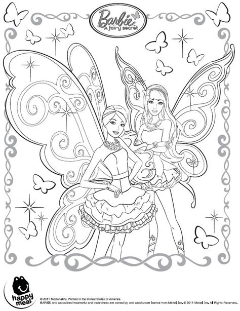 barbie  fairy secret coloring page barbie coloring pages fairy