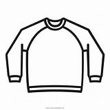 Sweatshirt Coloring Sweater Casual Wear Icon Color Hoodie Cotton Shirt sketch template