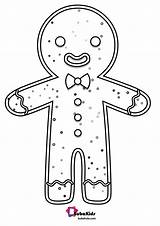 Gingerbread Coloring Man Bubakids Ads sketch template