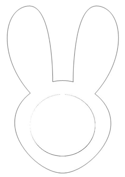bunny face template bunny crafts easter crafts pink cards
