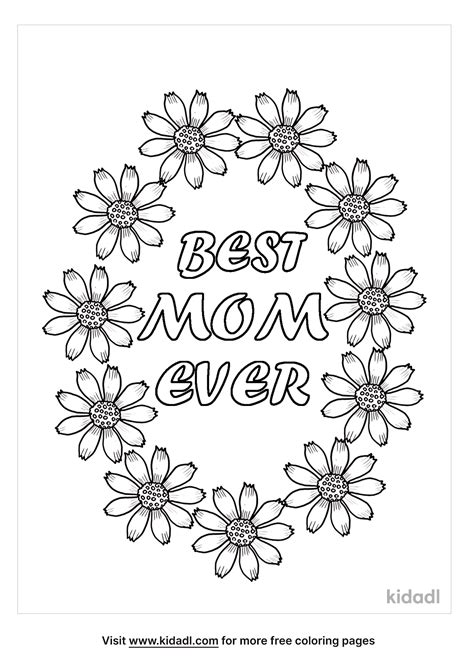 mom  coloring pages  words quotes coloring pages