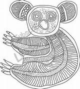 Aboriginal Colouring Pages Animals Coloring Animal Dot Australian Kids Templates Painting Indigenous Australia Printable Dreamtime Symbols Template Culture Google Outline sketch template