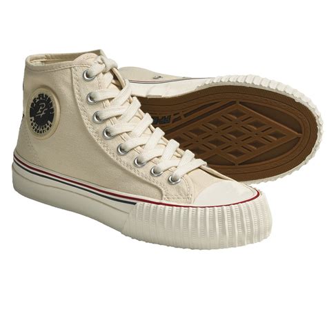 white  top pf flyers casual shoes high top sneakers converse chuck taylor high top sneaker