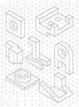 Isometric Autocad Dot Peachpit sketch template