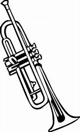 Barn Imprimir Trombone Fargeleggingsbok sketch template