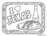 Texas Coloring Pages Color Rangers Printable Book Cares Away Style Pattern Getcolorings sketch template