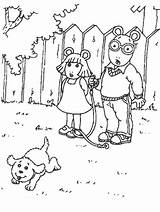 Arthur Coloring Pages Cartoons Coloringpagebook Printable Friends Advertisement sketch template