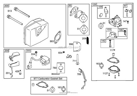 toro  ccr  gts snowthrower  sn   parts diagram  muffler