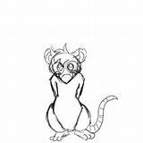 Cute Rat Drawing Sketch Animation Gif Getdrawings sketch template